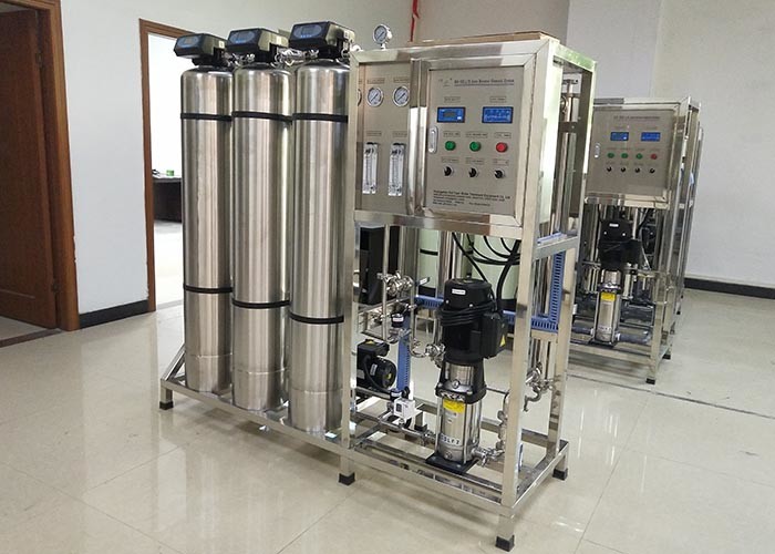 China 500LPH SS Ro Water Treatment Machine Plant  Industrial Water Softener Filter System on sale
