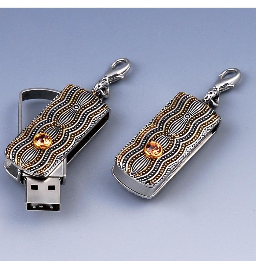 China USB 2.0 Classic Decorative Pattern Jewelry USB Flash Drive disk  wholesale