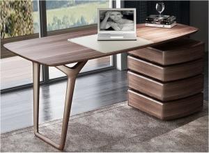 China American Dark Walnut Wood Furniture Nordic design of Writing Desk Reading table in Home Study room Office Furniture wholesale