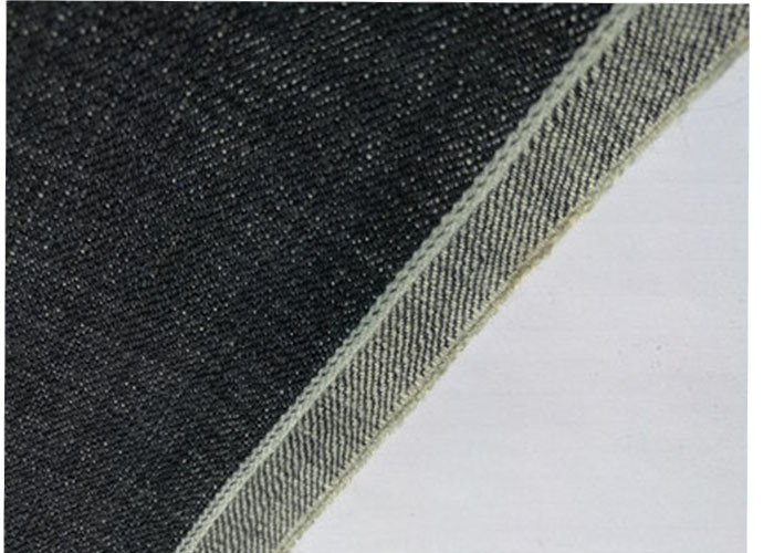 China Self Edge Natural Denim Fabric , Pants Purple Denim Fabric Textiles Material wholesale