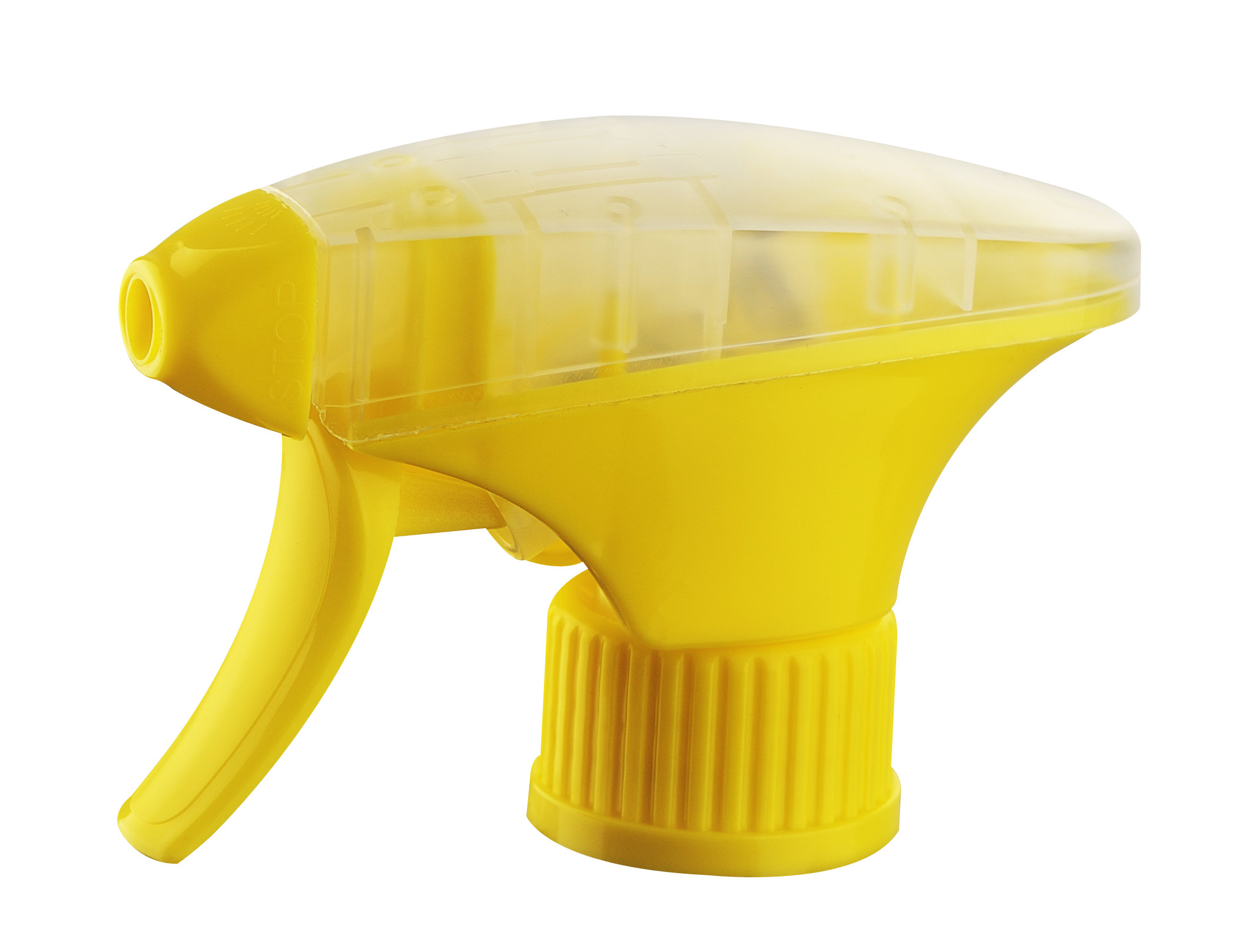 China Beautiful Yellow Mini Pump Sprayer , Household Plastic Pump Sprayer 28/400 28/410 wholesale