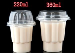 China 220 ml 360 ml PP plastic disposable cup for ice cream wholesale