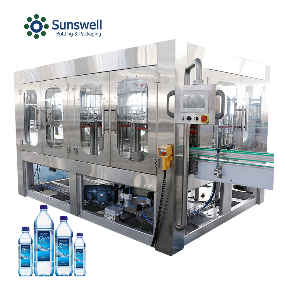 China High Accuracy 316L Water Bottle Filling Machines Mineral 50Hz Production Line wholesale