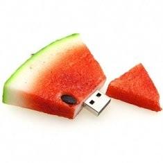 China Bespoke pvc material watermelon USB flash drive 4GB  wholesale