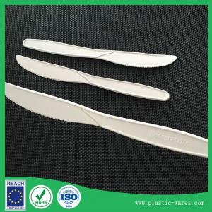 China white color corn starch biodegradable disposable dinner knife wholesale