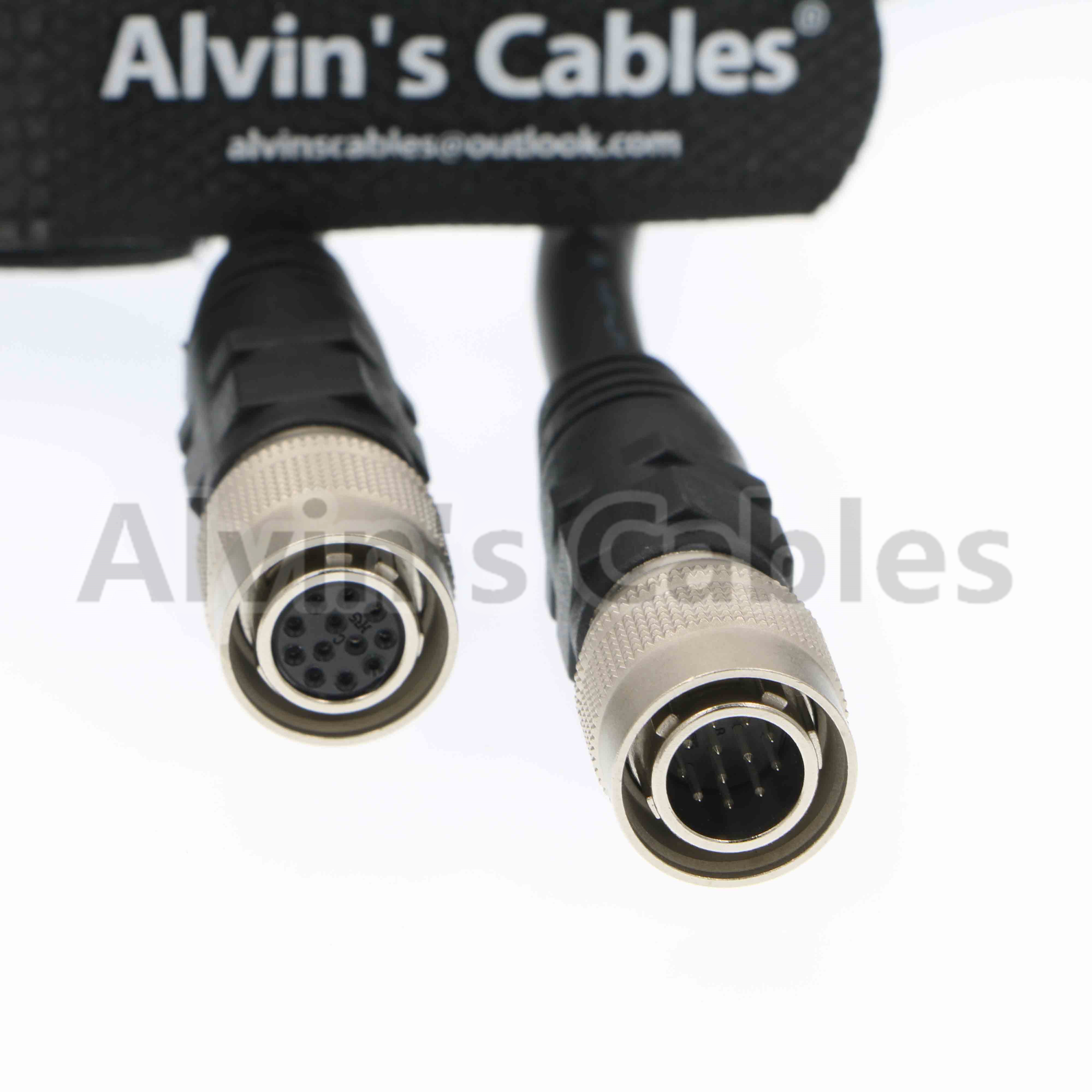 China Coaxial 12 Pin Hirose Male To Female Cable Analog Camera Cable High Flex wholesale