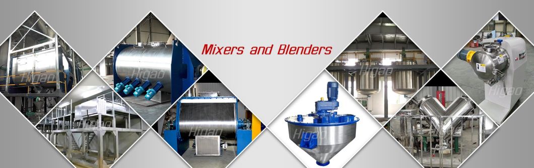 Non-Gravity Double Shaft Paddle Mixer for Instant Green Tea Mixing