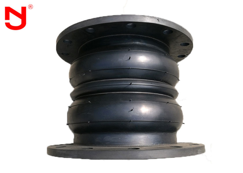 China Galvanized Double Sphere Rubber Expansion Joint With Reinforcing Layer wholesale