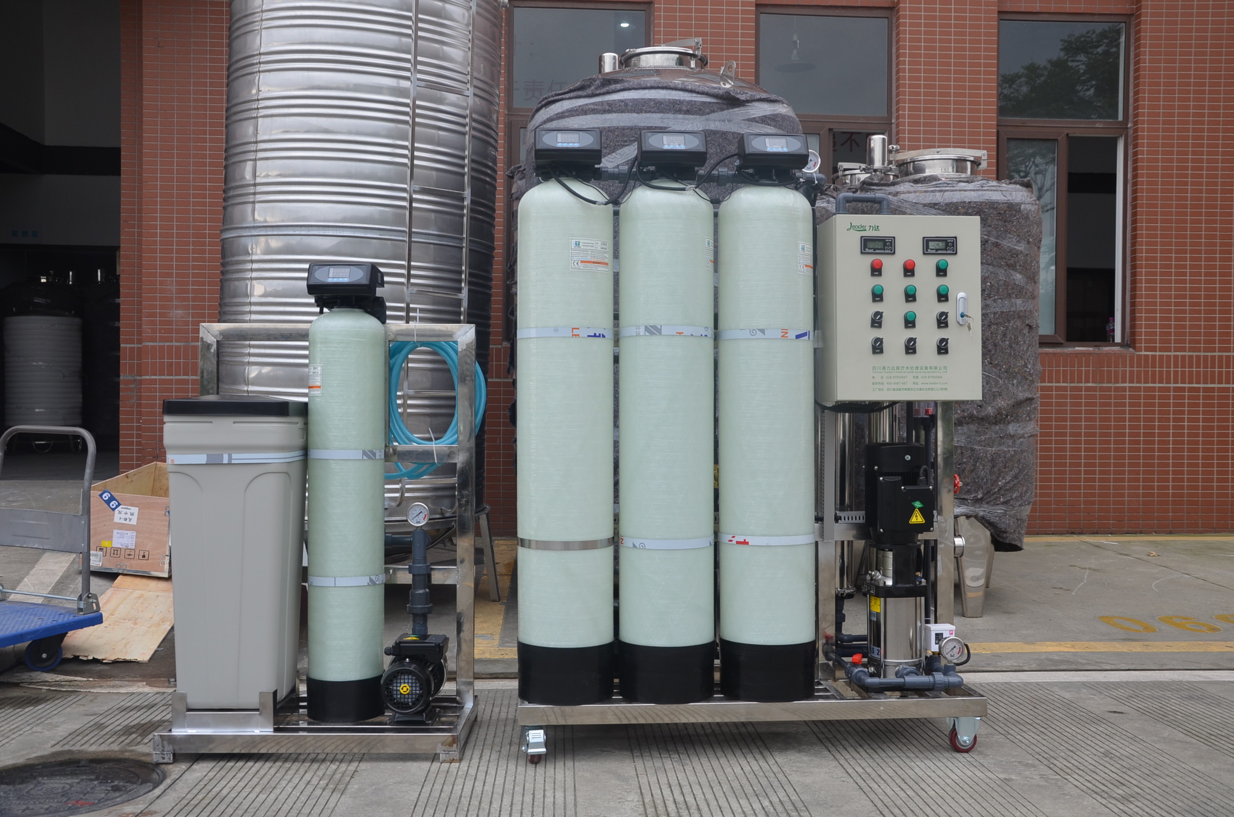Quality Auto 500L Water Plant RO System For Drinking Water Filtration / Purification for sale