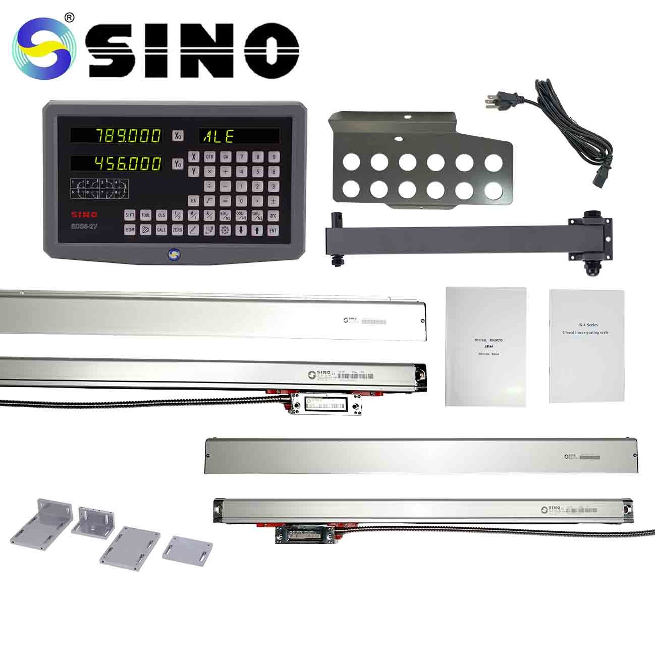 Metal LED Digital Readout 2 Axis DRO Kits 60Hz For Milling Machine