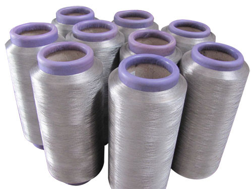 silver fiber conductive yarn, silver coated yarn