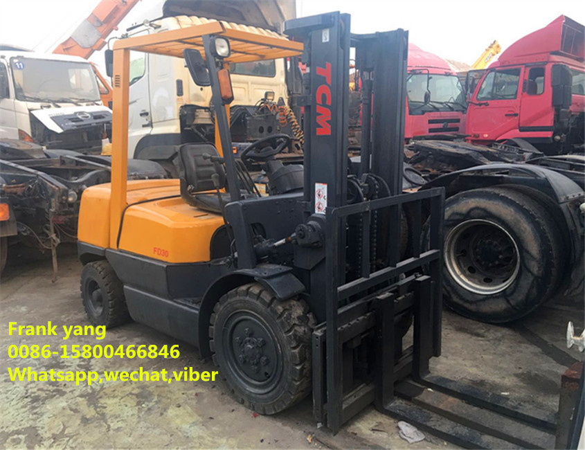 China second hand  TCM Forklift 3 Ton  , tcm used 3 ton diesel forklift for sale wholesale