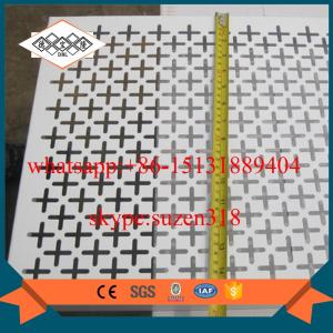 China decorative pattern aluminum perforated panel lowes perforated sheet metal wholesale