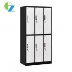 China OEM Disassemble Steel Office Lockers School Gym Office Furniture 6 Door For Cloth wholesale