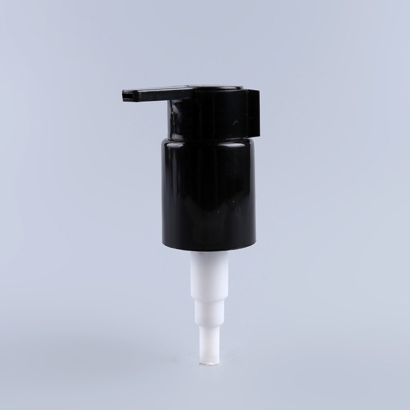 China Black color Cosmetic Pump Head 24/415  plastic lotion pump sprayer with clip wholesale