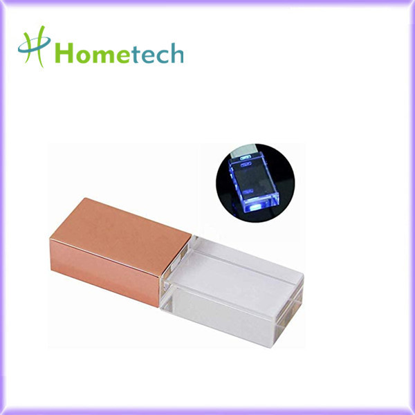 China Transparent  USB 2.0 32GB Crystal USB Flash Drive wholesale