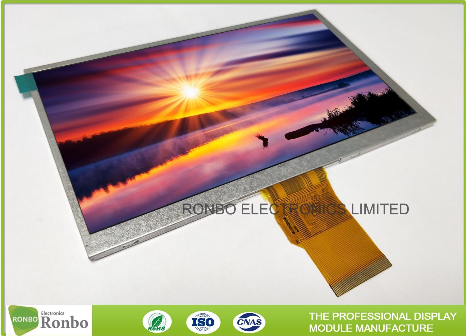 China 7.0“ RGB Interface Lcd Display 800 X 480 , Wide View High Brightness LCD Module wholesale