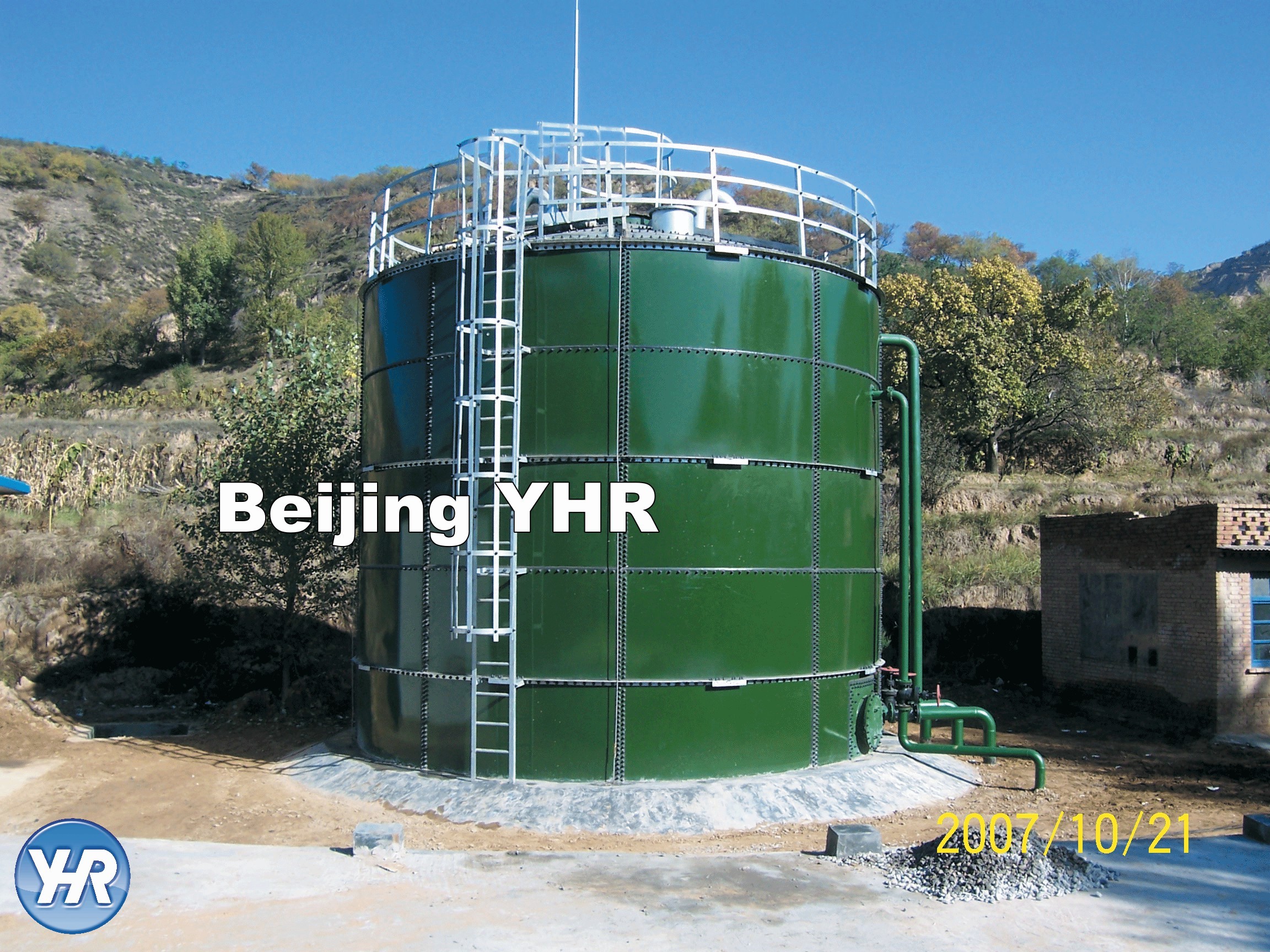 China Reliable Glass Water Storage Tanks , GFS - V1500 Gfs Tank 2-3 Coats Each Side wholesale