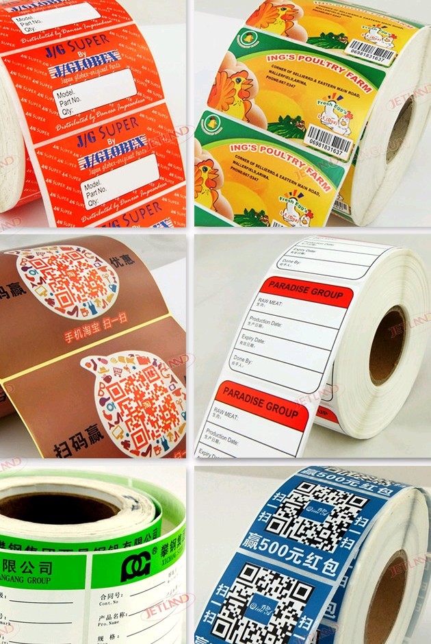 China Wholesale Thermal Self-adhesive Labels Paper Rolls Self-adhesive Stickers on sale