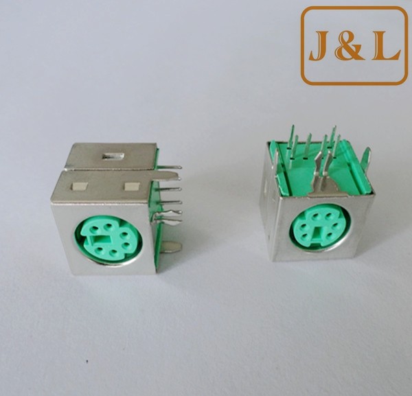 China MINI DIN 6P Connector(green) wholesale