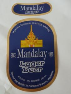 Wet Strenth Paper Self Adhesive Beer Labels Waterproof For Beer Bottle