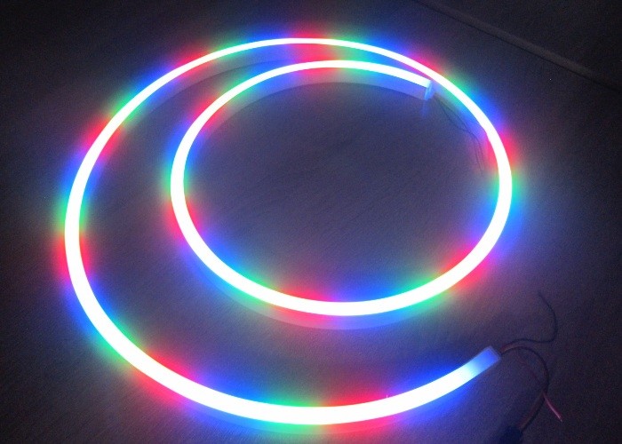 China Colorful Battery Powered Neon Led Strip Lights High Luminous Flux Eco - Friendly wholesale