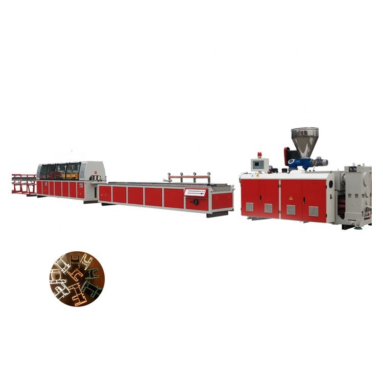 Quality Customized Voltage Pvc Window Profile Extrusion Line Siemens Main Electrical Part for sale