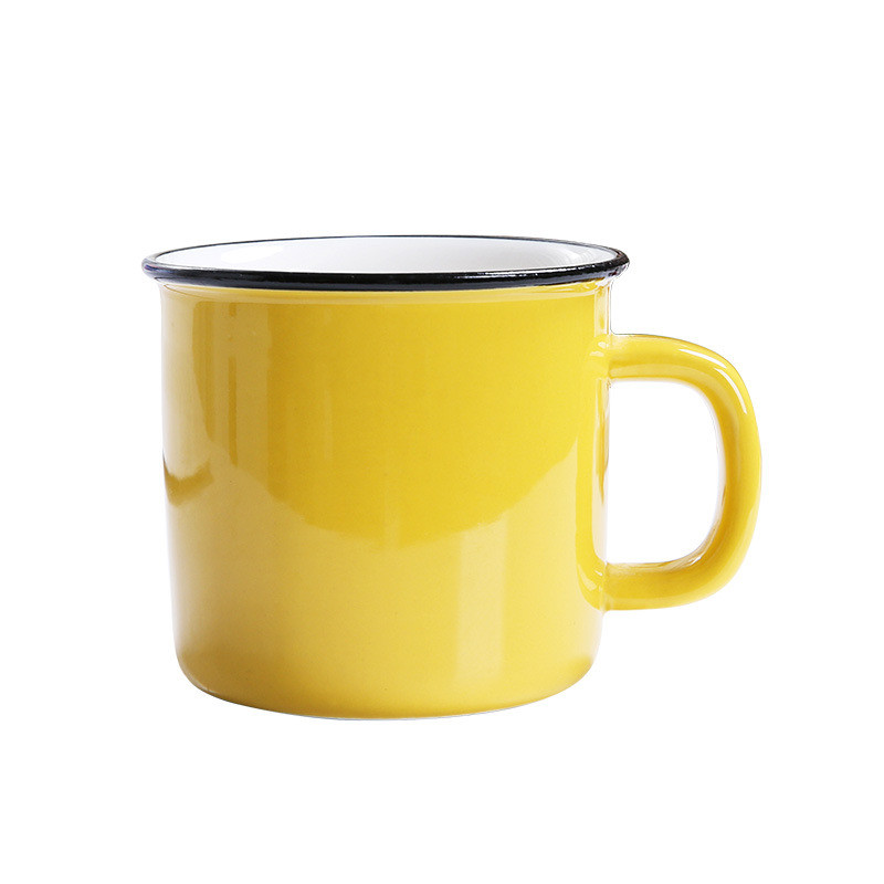 Buy cheap Mixed Color 350CC 12x8.5x8.2cm Personalised Ceramic Mugs from wholesalers