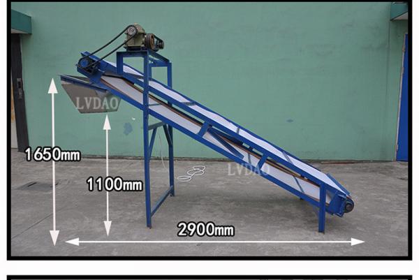 Quality Desk Plastic Conveyor System 1.1kw Mesh Conveyor Belt 2950 * 1650 * 1000mm for sale