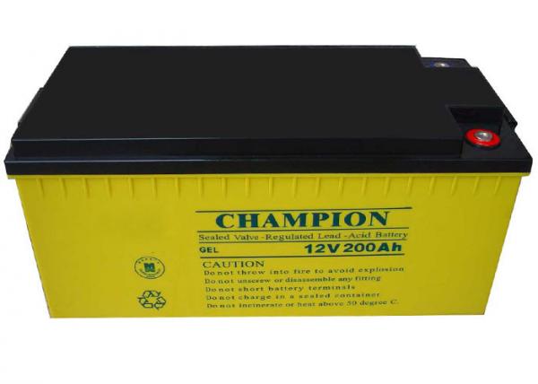 Quality China Champion Battery  12V200AH NP200-12-G Sealed Lead Acid GEL Battery, Solar Battery, Deep Cycle Battery for sale