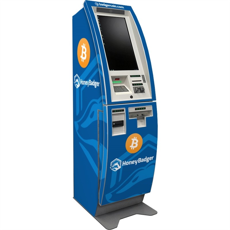 China Cryptocurrency Two Way Bitcoin ATM Machine For Currency Exchange Cash Recycler Available wholesale