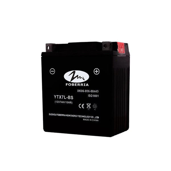 China Motorcycle Battery  YTX7L Lead Acid Dry Battery 12V7ah Lightest Motorcycle Battery wholesale