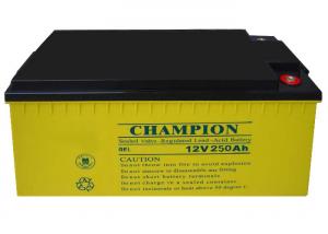 China Champion Battery  12V250AH NP250-12-G Sealed Lead Acid GEL Battery, Solar Battery, Deep Cycle Battery