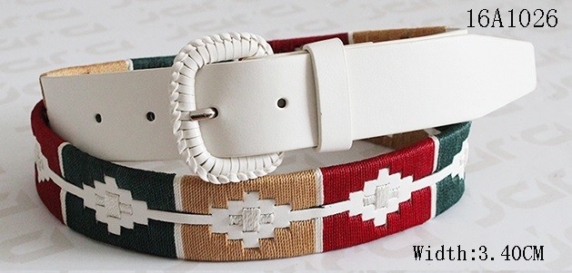China Fashion Women ' S Belts For Dresses With Assorted Color Cords Around Belt By Handwork wholesale