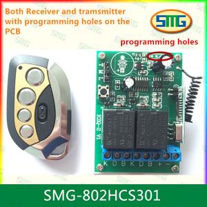 China SMG-802HCS301 12V 2ch remote controller with programming pads wholesale