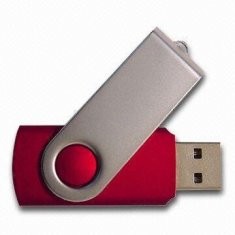 China Swivel 1GB, 2GB, 4GB, 8GB, 16GB Metal USB Flash Drive compatible with PC AT-027 wholesale