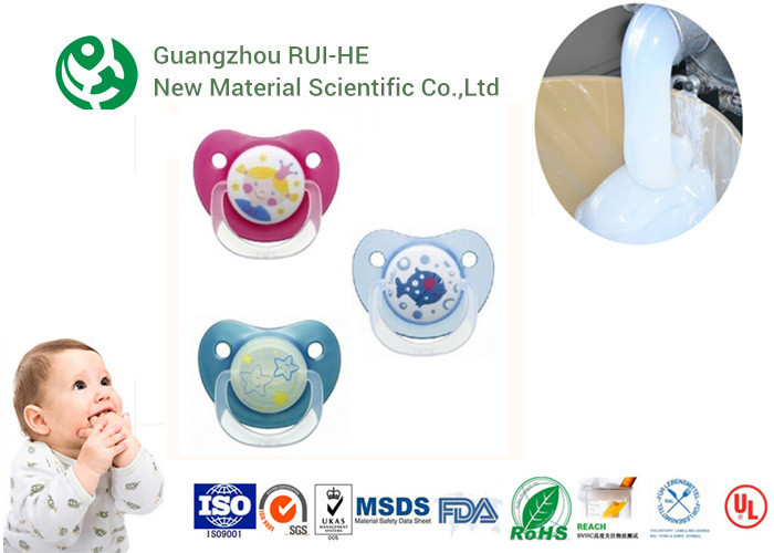 China Liquid Silicone Rubber For Baby Nipples, Bottles Injection Molding 2 Part LSR 6250 - 60 With LFGB wholesale