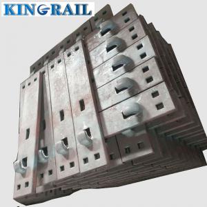 China HTTP  3/4 inch and 1 inch thick Hook Twin Tie Plates for Railroad mostly popular in North America on sale