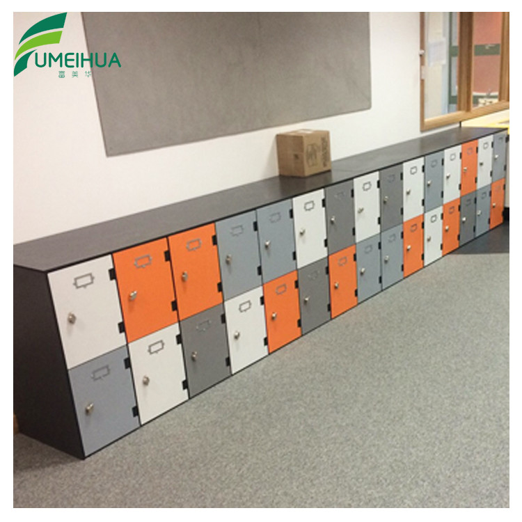 China phenolic gym changing room lockers with benches locker room on sale