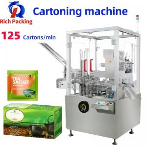 Automatic Box Cartoner Cartoning Packing Machine For Sachet Tea Coffee Bag