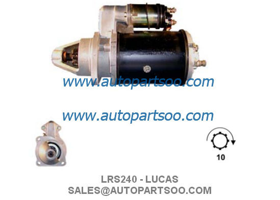 China LRS240 0001359045 - LUCAS Starter Motor 12V 2.8KW 10T MOTORES DE ARRANQUE wholesale