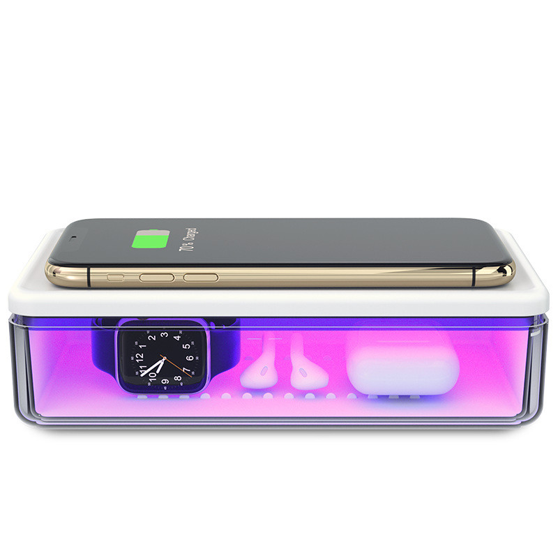 Quality Antibacterial Germproof Cell Phone UV Sterilizer Portable Power Bank 253.7nm for sale