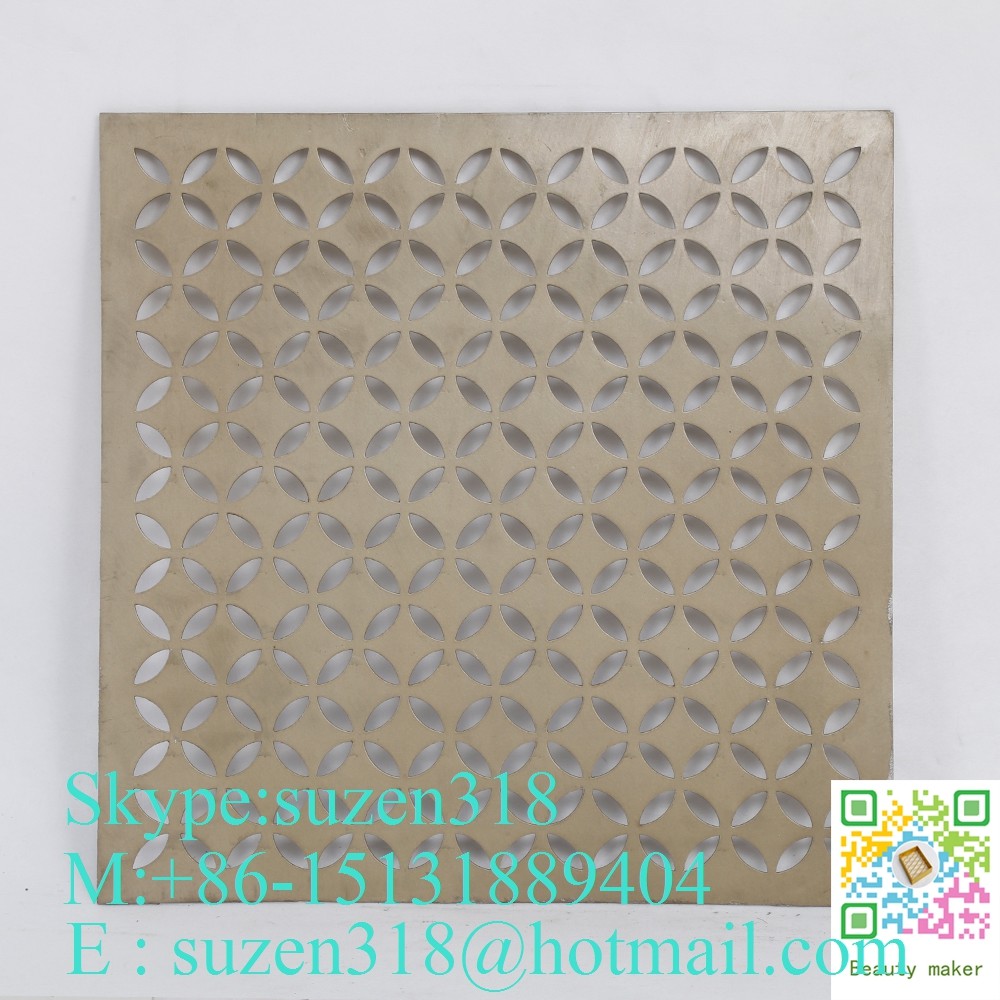 China stainless steel perforated metal screen / perforated metal sheet wholesale