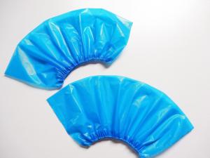 China CPE Disposable Plastic Shoe Covers 15×39CM Work Boot Covers Disposable wholesale