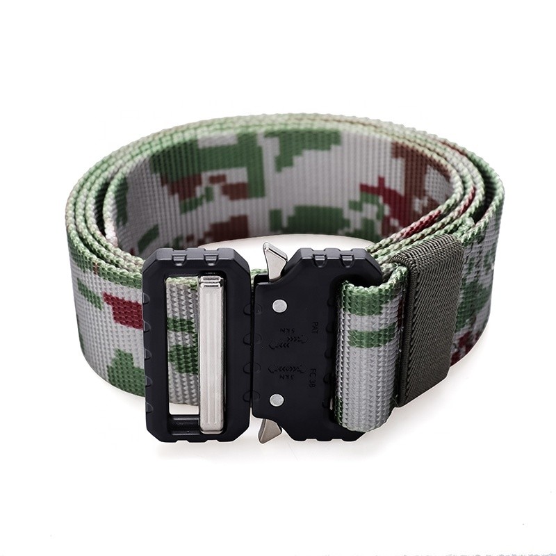 China Outdoor 5cm Width Army Waist Belt 110cm Length Military Uniform Belt wholesale
