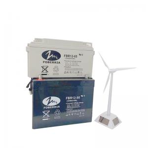 China FOBERRIA Maintenance Free UPS Deep Cycle Battery For Solar 175mm Agm 12v 90ah wholesale
