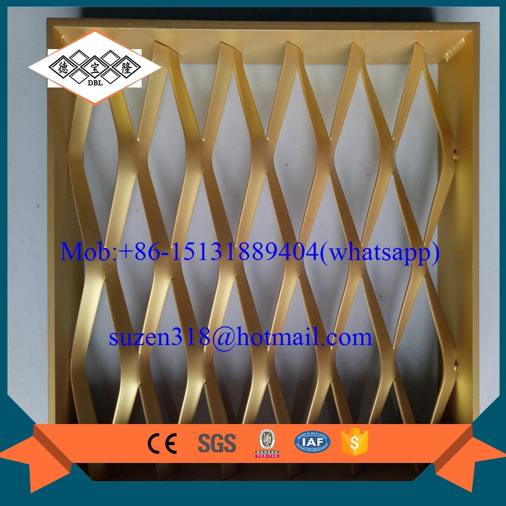 China aluminum decorative screen room divider expanded aluminum mesh wholesale