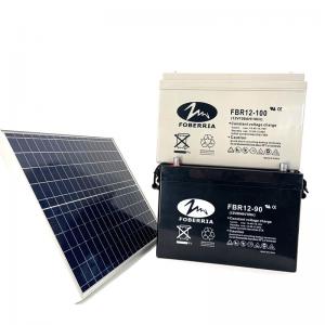 China 12V 90ah 100ah Solar Lead Acid Battery wholesale