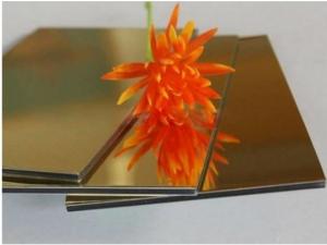 China Anti Bacterial Fireproofing Acp Mirror Sheet For External Wall wholesale