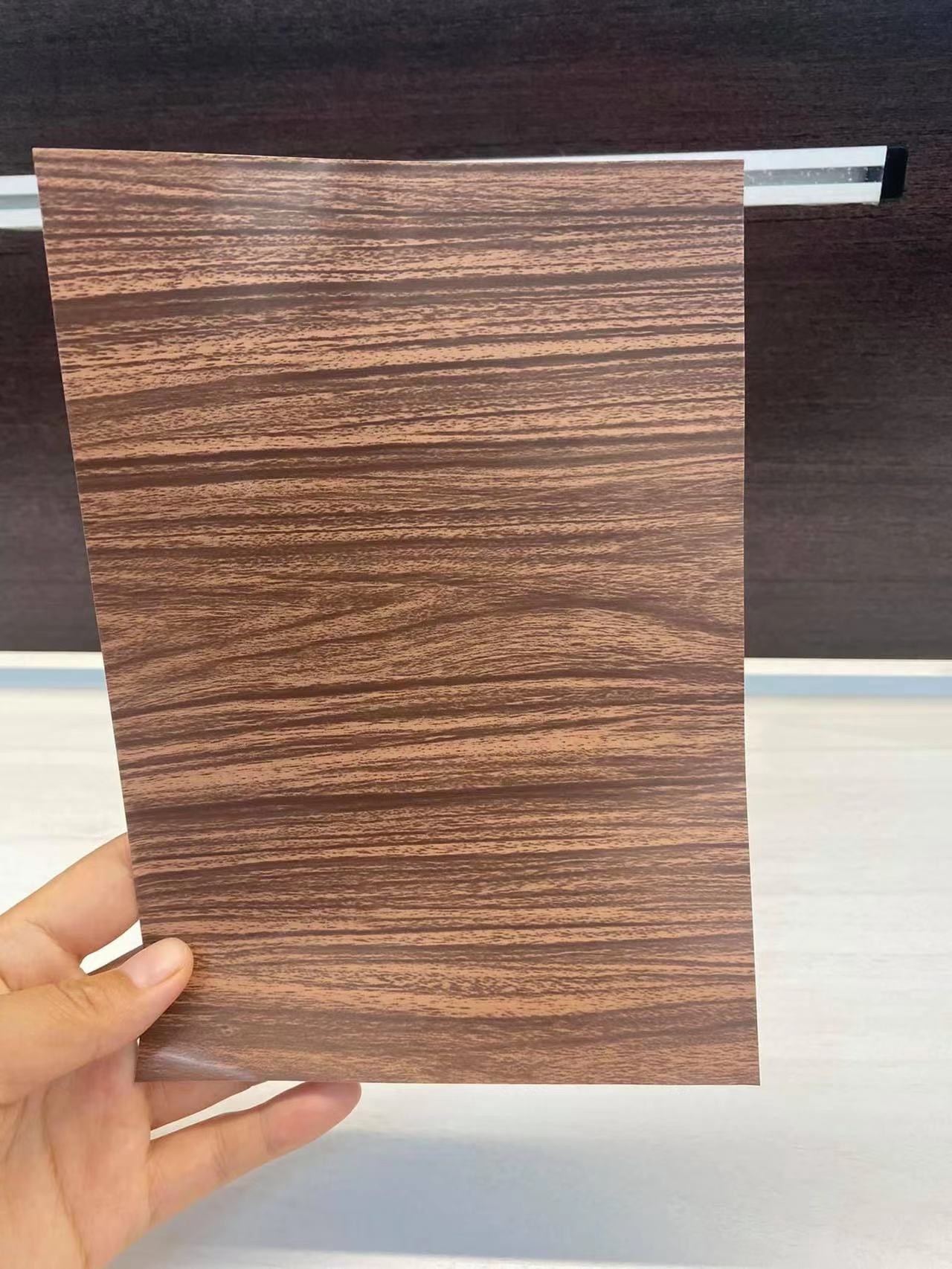 China 6mm Wood Finish Aluminum Plastic Composite Panels For Interior Decorations wholesale
